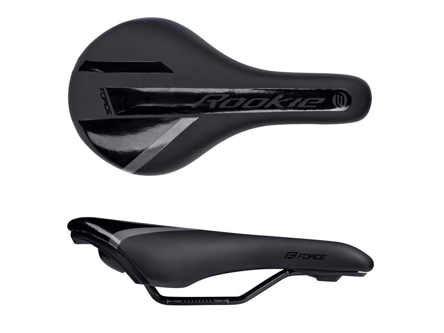 Dětské sedlo FORCE ROOKIE 20 -26", černé