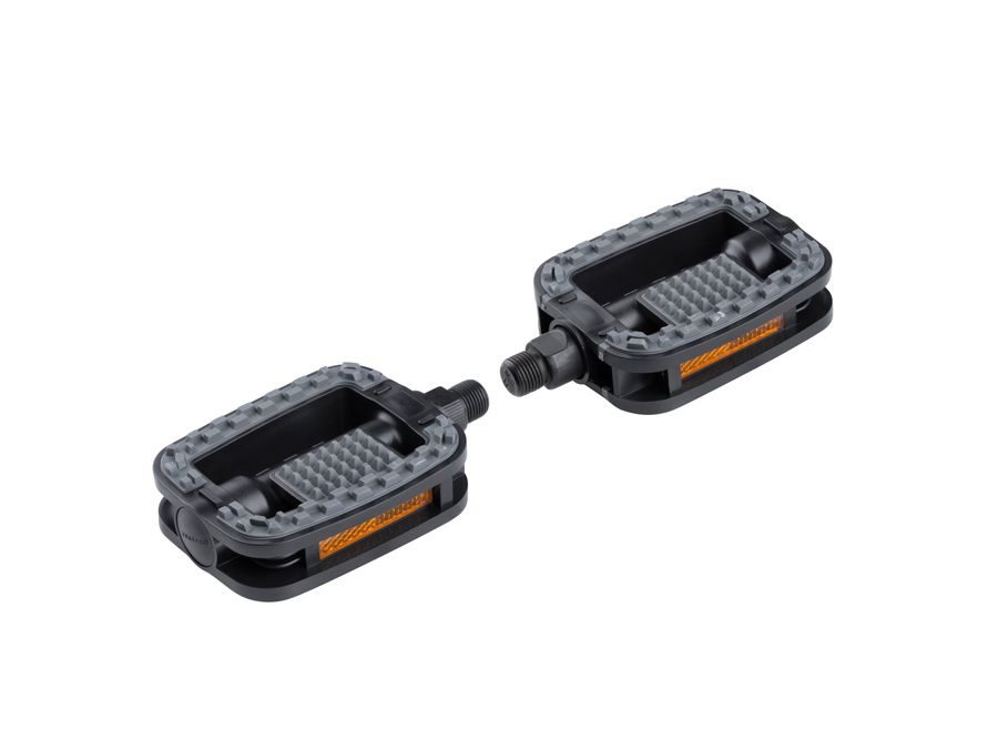 Pedály Force 807 plast protiskluzové, černo-šedé