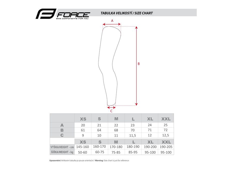 Návleky na nohy FORCE TERM dlouhé, černé