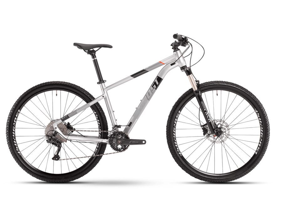 Pánské horské kolo Ghost Kato Advanced 27,5" - Silver / Grey / Orange