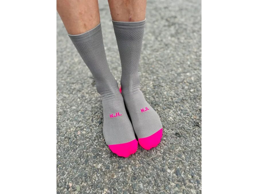 Ponožky na kolo Kolo je Láska, Růžová Láska