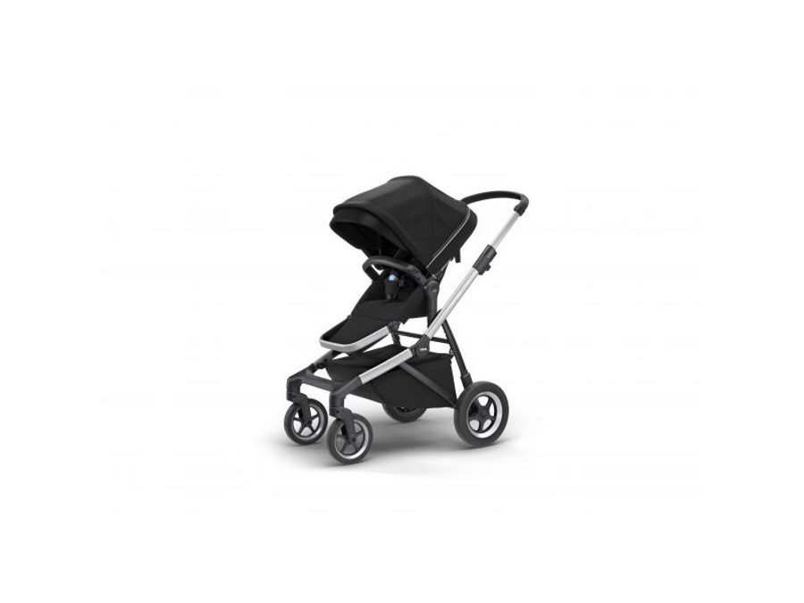Městský kočárek s korbičkou THULE SLEEK MIDNIGHT BLACK