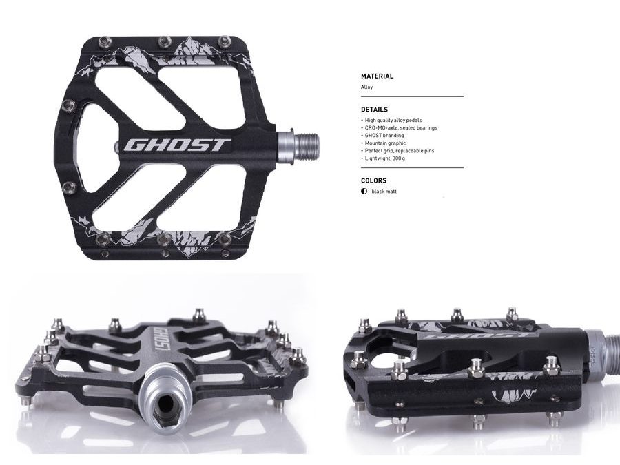 Pedály platforma GHOST Pedals