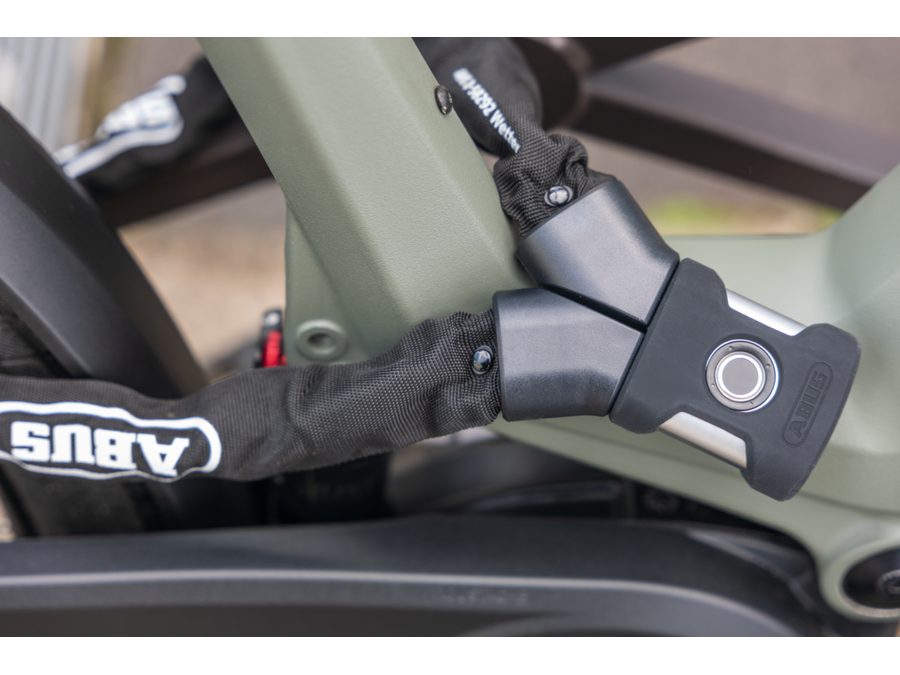 Zámek na otisk prstu ABUS 7807F/110 BK YARDO