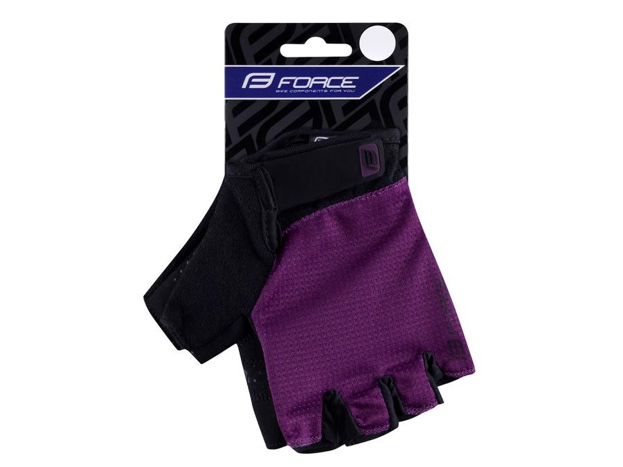Letní krátkoprsté rukavice FORCE LOOSE LADY, fialové