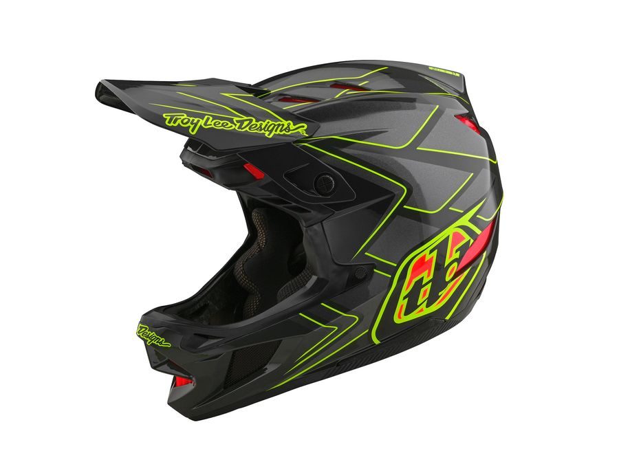 Integrální helma Troy Lee Designs D4 COMPOSITE GHOSTWING GRAY 2024