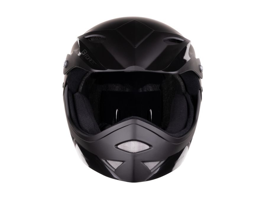 Juniorská integrální helma FORCE DOWNHILL, černá matná S - M