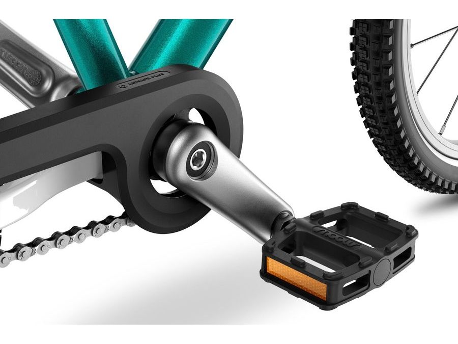 Dětské kolo Woom 3 GO 16" - Metallic Turquoise (Tyrkys) 2025