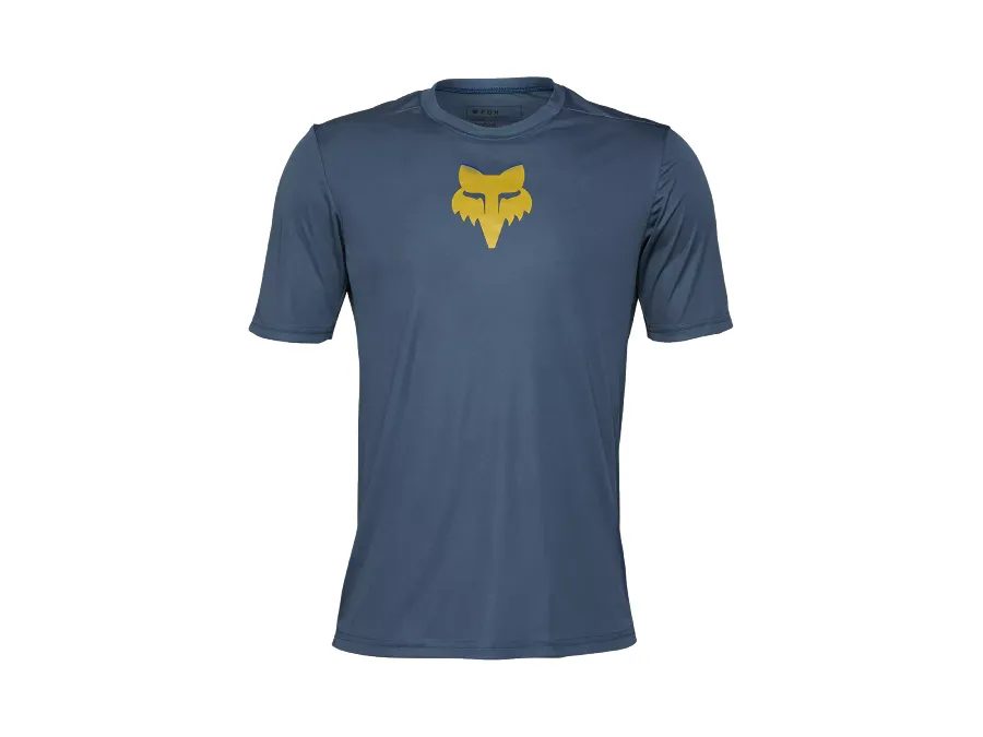 Pánský dres s krátkým rukávem Fox Ranger Ss Jersey Lab Head, Dark Vintage Blue