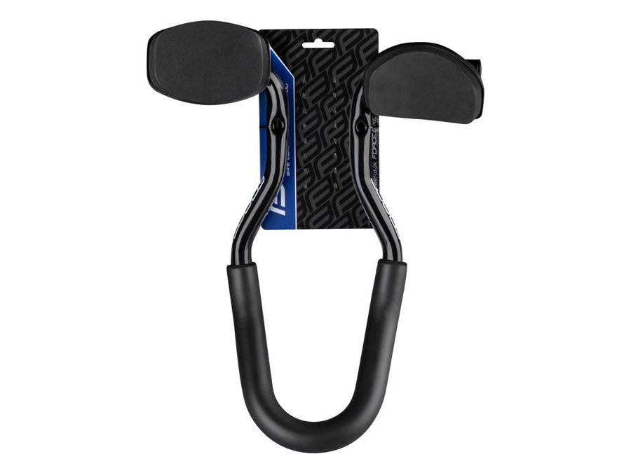 Řídítka nástavce FORCE TRI 31,8 oblouk Al, černé