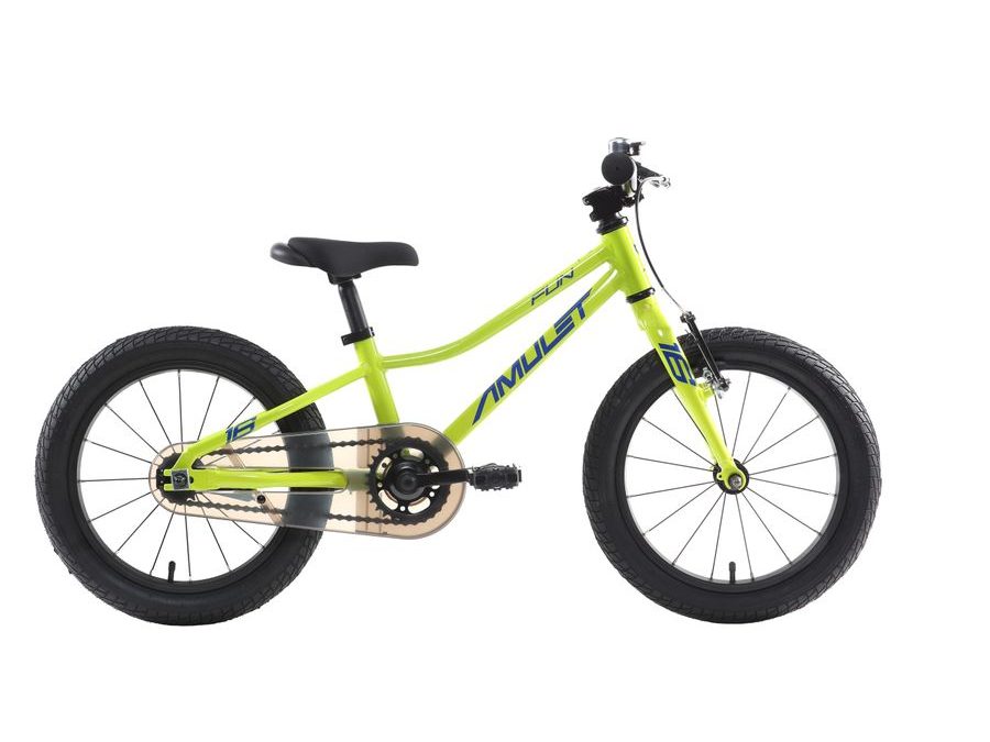 Dětské kolo Amulet 16" FUN, Light green/blue 2025