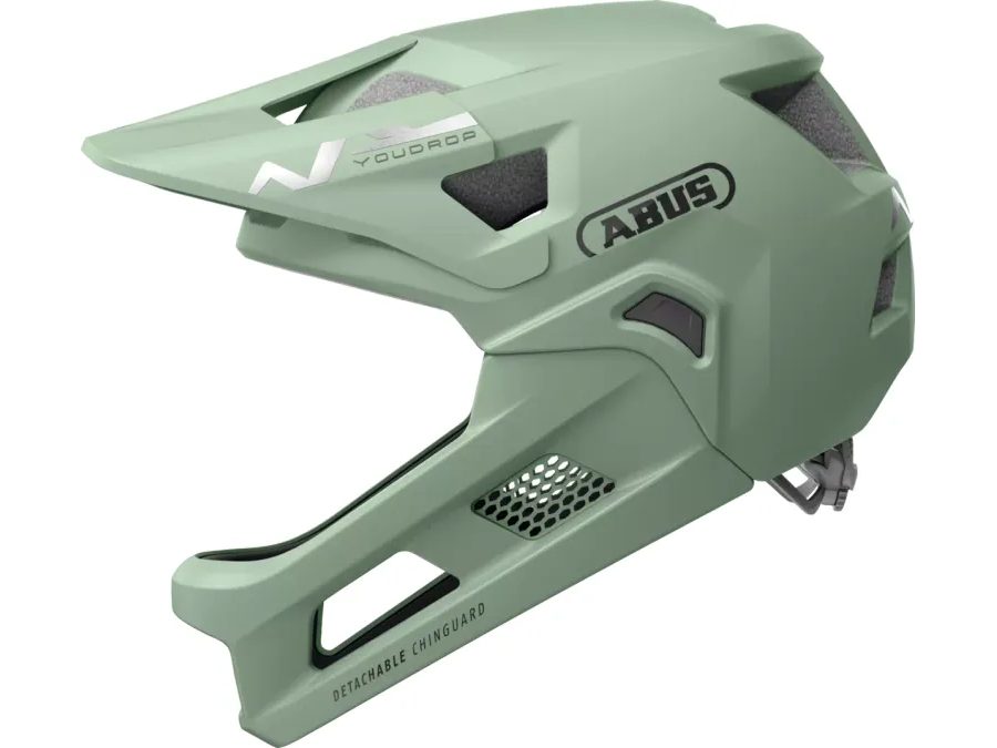 Dětská integrální helma ABUS YouDrop FF Mist Green