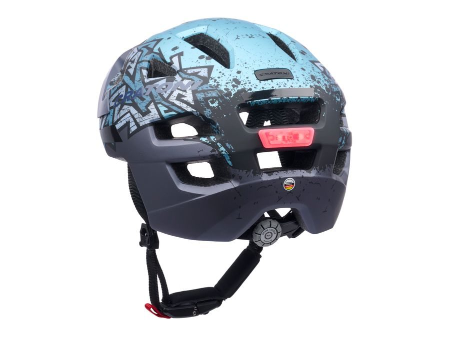 Dětská helma CRATONI Maxster Pro Wild-Blue Matt - S-M (51-56 cm)