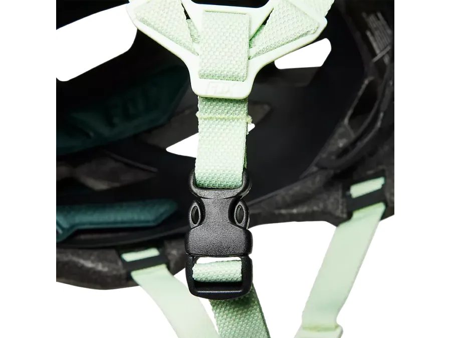 Helma FOX Mainframe Helmet Trvrs - modrozelená