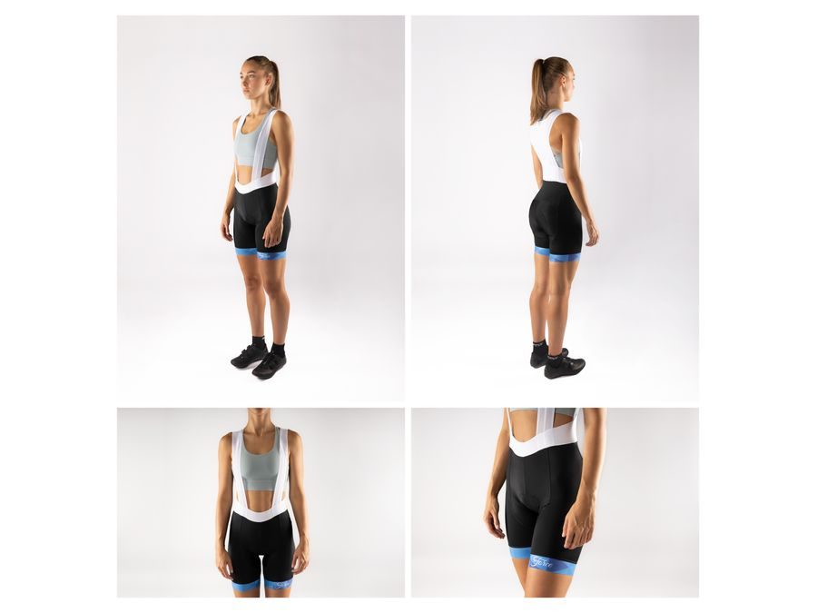 Dámské kraťasy se šráky a vložkou FORCE GEM LADY, černo-modré