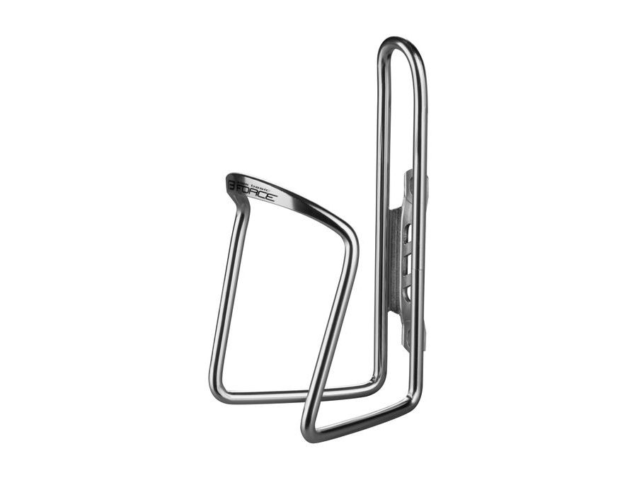 košík láhve FORCE KLAS AI BASIC, stříbrný, lesklý