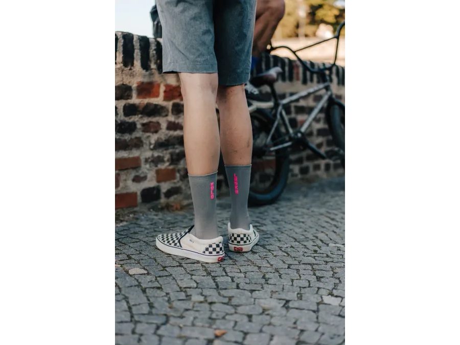 Ponožky na kolo Kolo je Láska, Růžová Láska