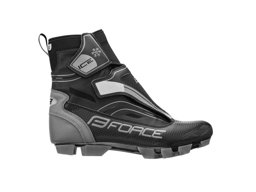 tretry zimní FORCE MTB ICE21, černé