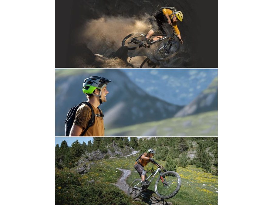 Helma Cratoni AllSet, violet-white-orange matt