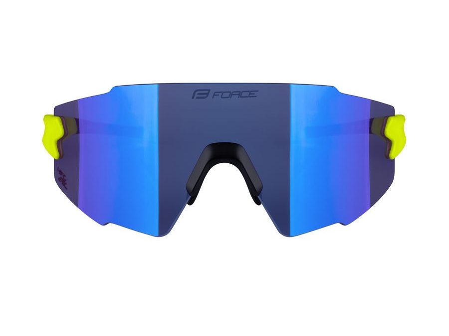 brýle FORCE MANTRA fluo, modré zrc. sklo