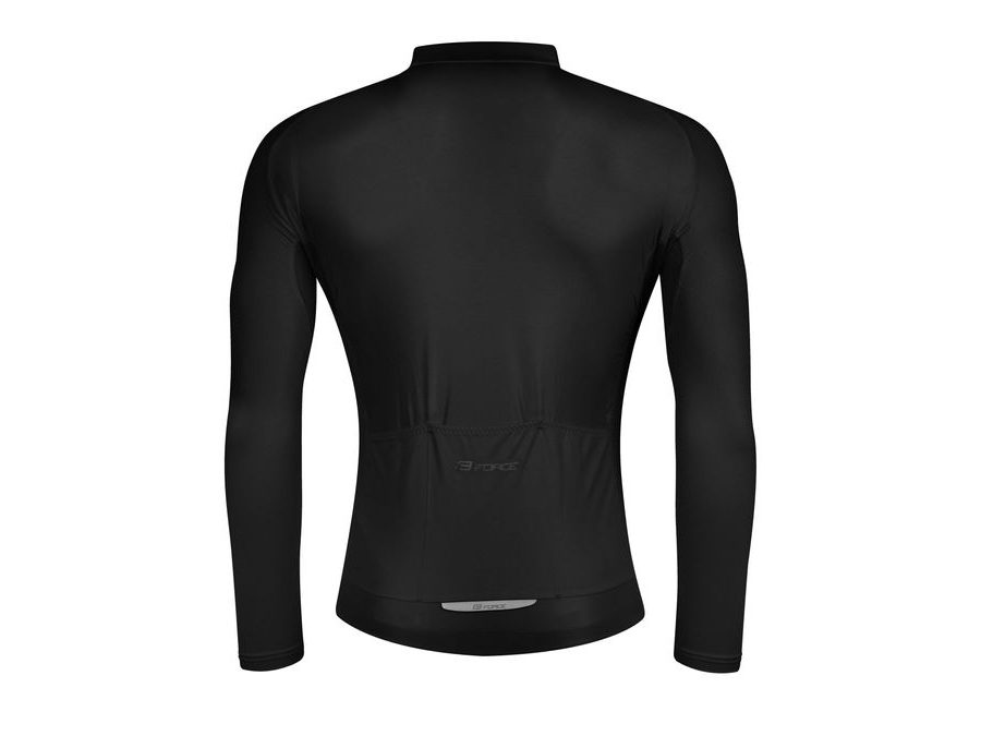 Pánský dres s dlouhým rukávem FORCE PURE, černý