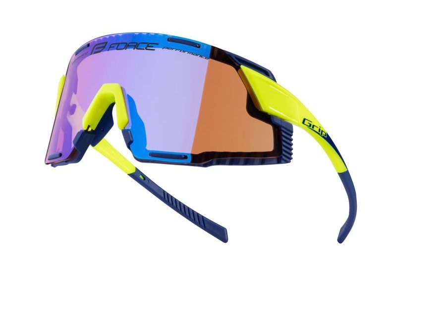 brýle FORCE GRIP fluo, fialová kontrast. skla