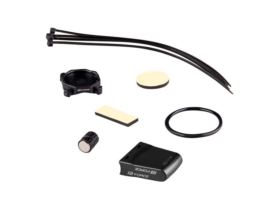 počítač FORCE HRT 20f bezdrát, tep+kadence, bílý