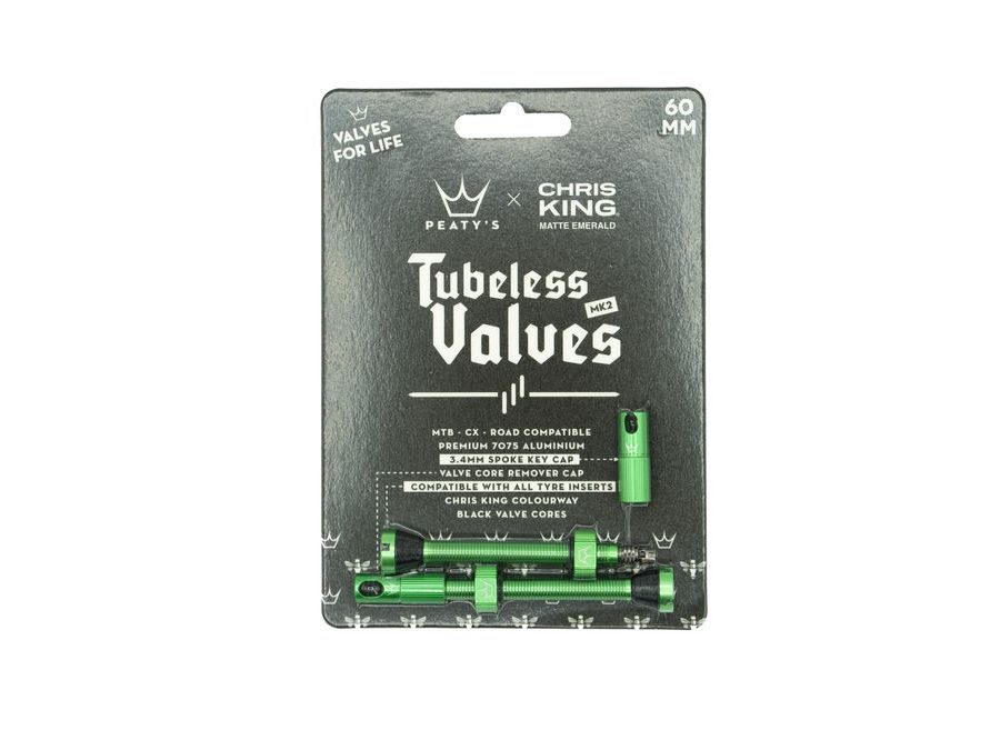 Bezdušové ventilky PEATY'S X CHRIS KING (MK2) BEZDUŠOVÉ VENTILKY 60MM