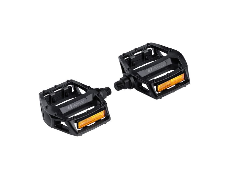 Pedály Force RELISH Al kuličková ložiska, černé