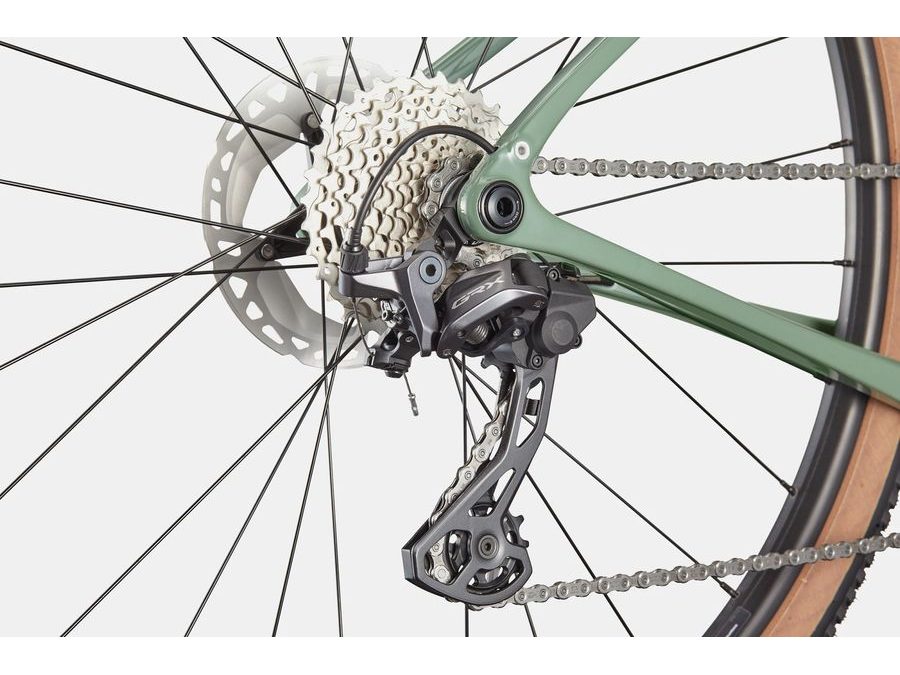 Gravel kolo CANNONDALE TOPSTONE CARBON 2 GRX 2X, šedo-zelený