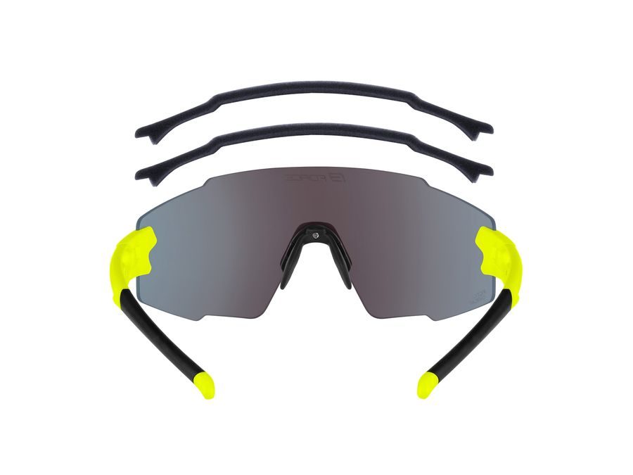 brýle FORCE MANTRA fluo, modré zrc. sklo