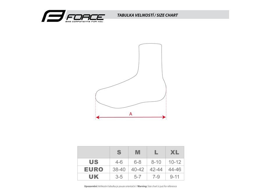 Návleky treter FORCE FLARE ROAD, celoreflexní