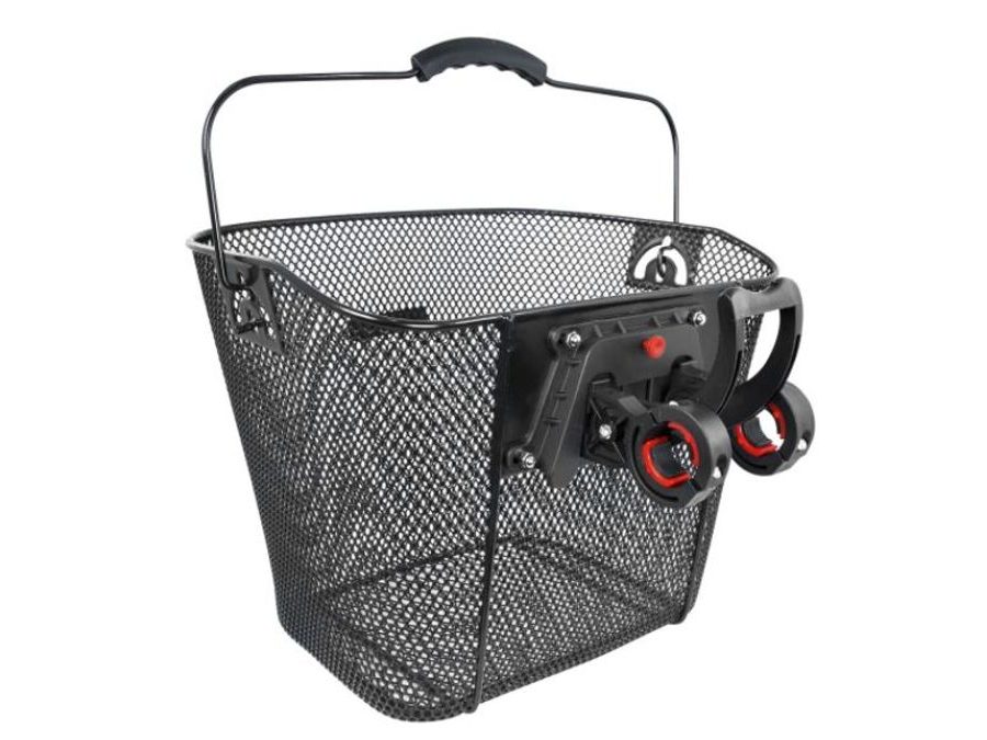 Koš na řídítka Force Klick 31,8mm, černý