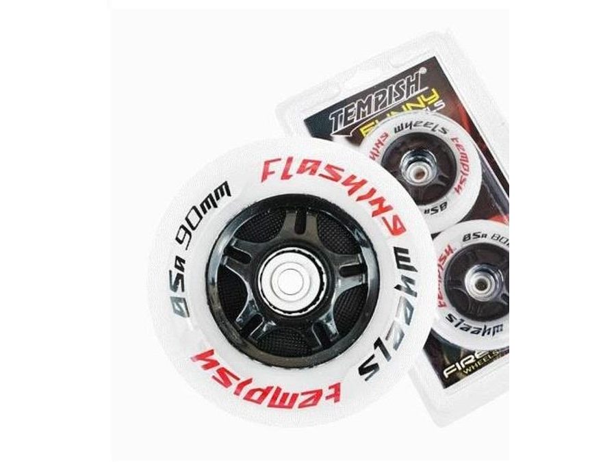 Kolečka Tempish FLASHING 76x24mm 85A 2ks modré