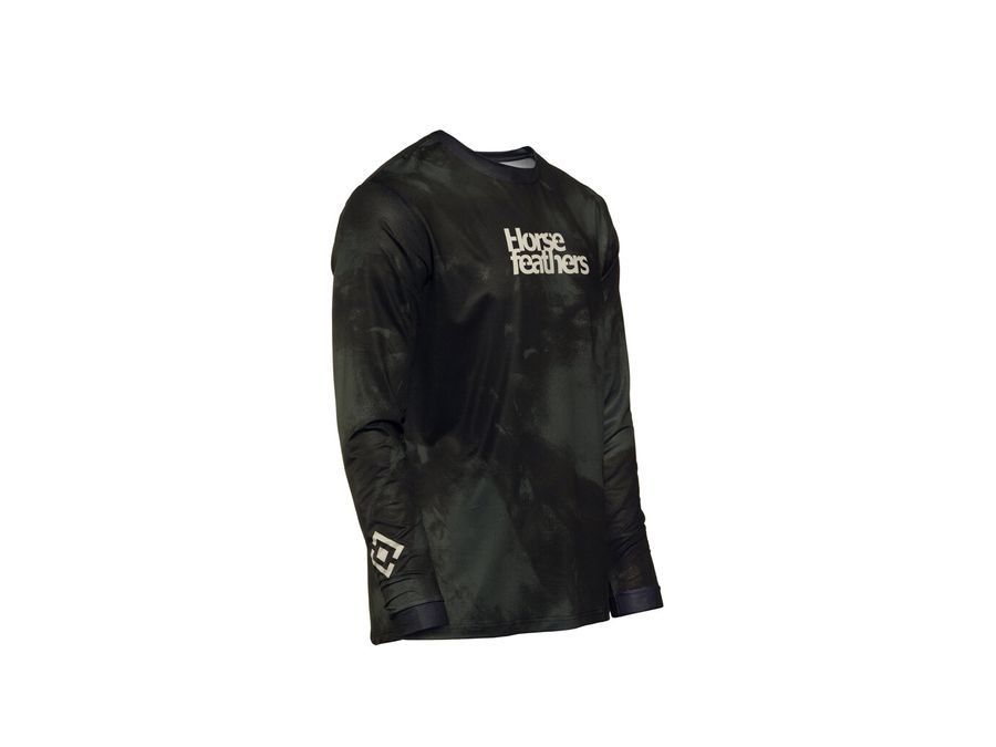 Pánský dres s dlouhým rukávem HORSEFEATHERS Quantum LS, thyme camo