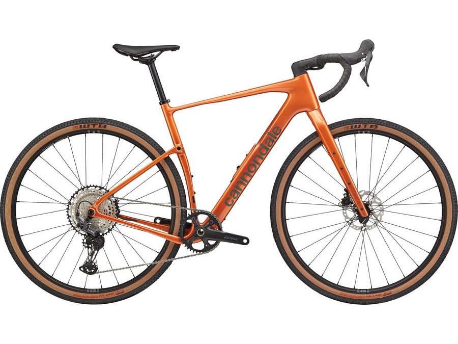 Gravel kolo CANNONDALE TOPSTONE CARBON 3 GRX 1X, oranžové