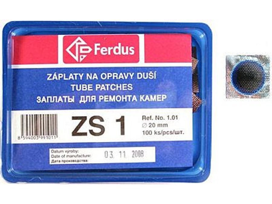 záplaty Ferdus ZS 1 (balení 100ks)