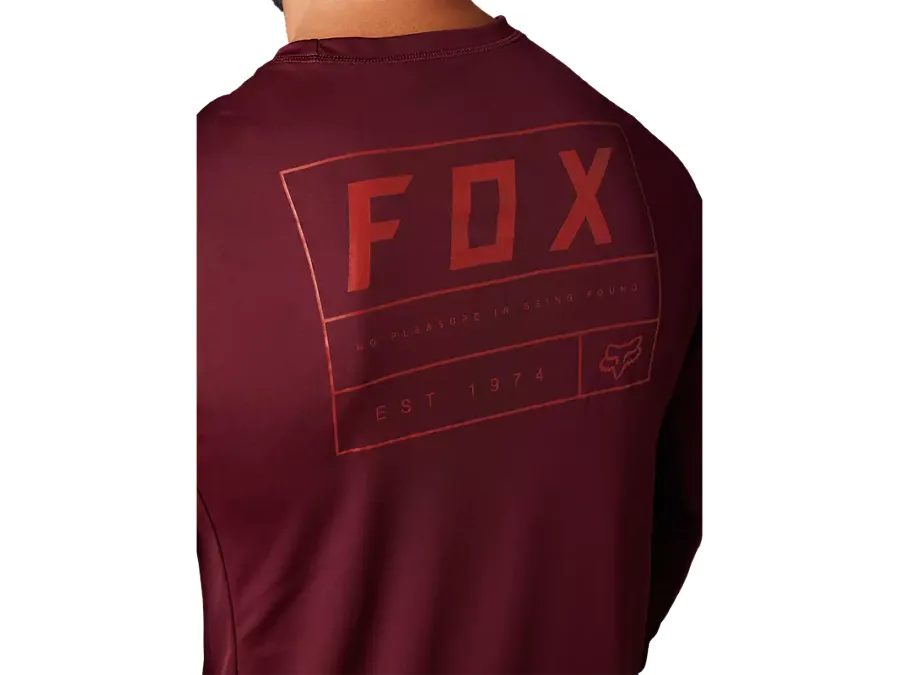 Pánský dres s dlouhým rukávem FOX RANGER SWATH, červený