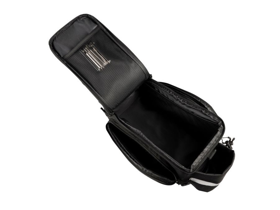 Brašna na zadní nosič FORCE SLIM, černá 9 l