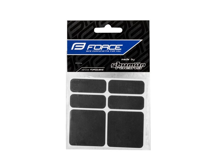 Nálepky Force reflexní sada 6 ks, černé