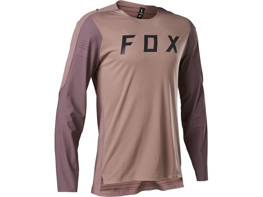 Pánský dres s dlouhým rukávem FOX Flexair Pro Ls Jersey Plum Perfect