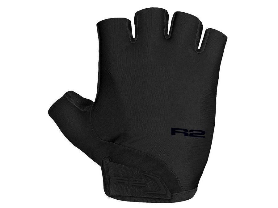 Letní krátkoprsté rukavice R2 RILEY ATR04A, černé