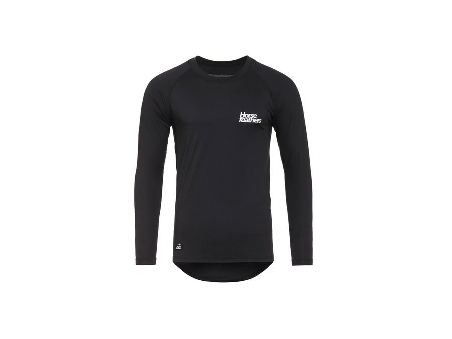 Pánské termo triko s dlouhým rukávem HORSEFEATHERS Hart LS, black