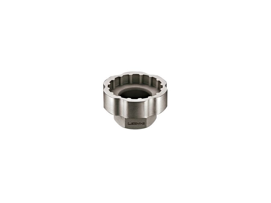 Stahovák LEZYNE TOOL EXTERNAL BOTTOM BRACKET SOCKET TOOL NICKEL