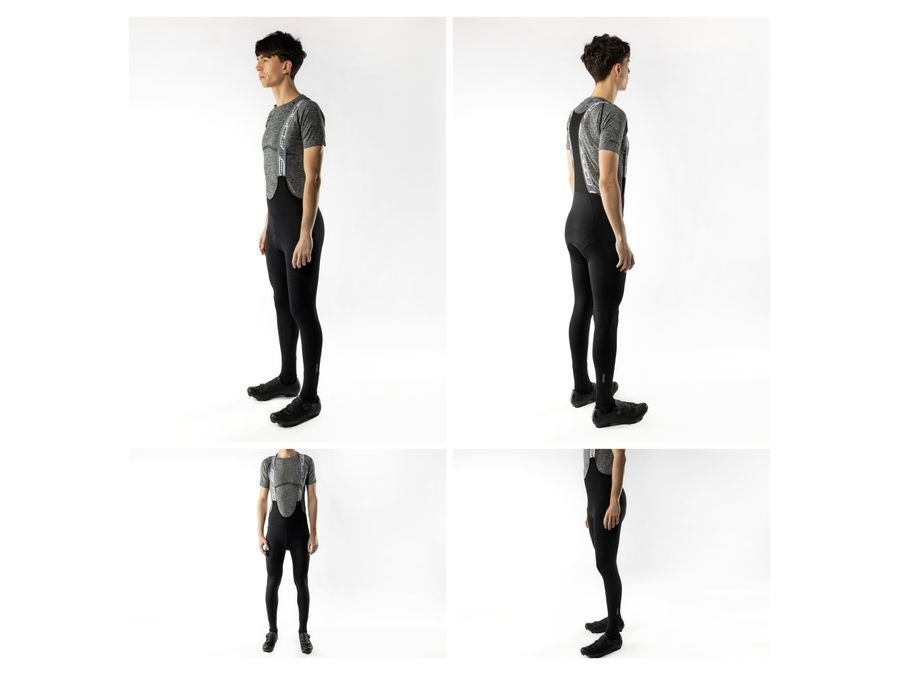 Pánské kalhoty se šráky a vložkou FORCE SPRING, černé