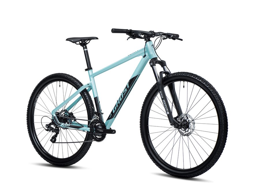 Pánské horské kolo Ghost Kato Base 29 - Mint Green Pearl / Black Matt