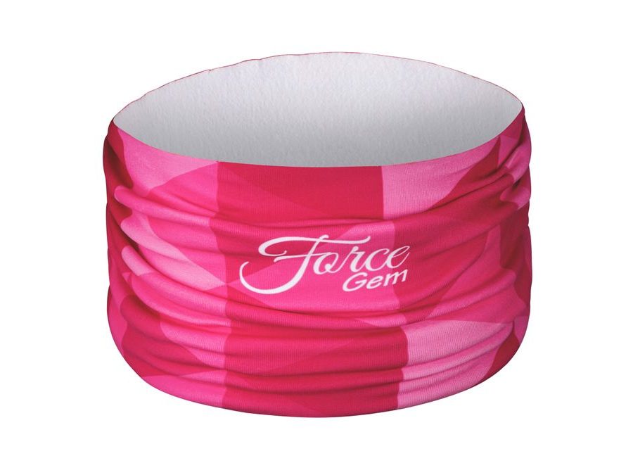 Šátek FORCE GEM jaro/podzim, UNI, růžový