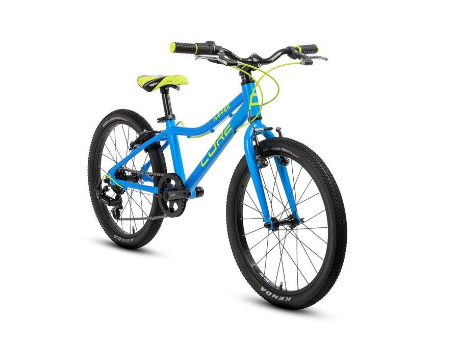Dětské kolo Core Nipper 20", modrá matná + reflexní žlutá 2025, 8.3kg