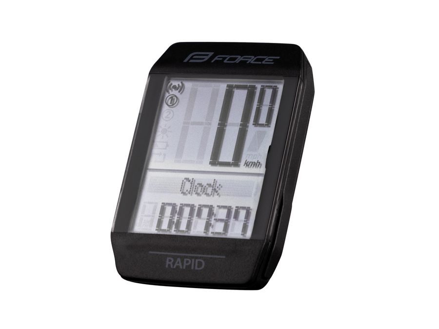 počítač FORCE HRT 20f bezdrát, tep+kadence, bílý