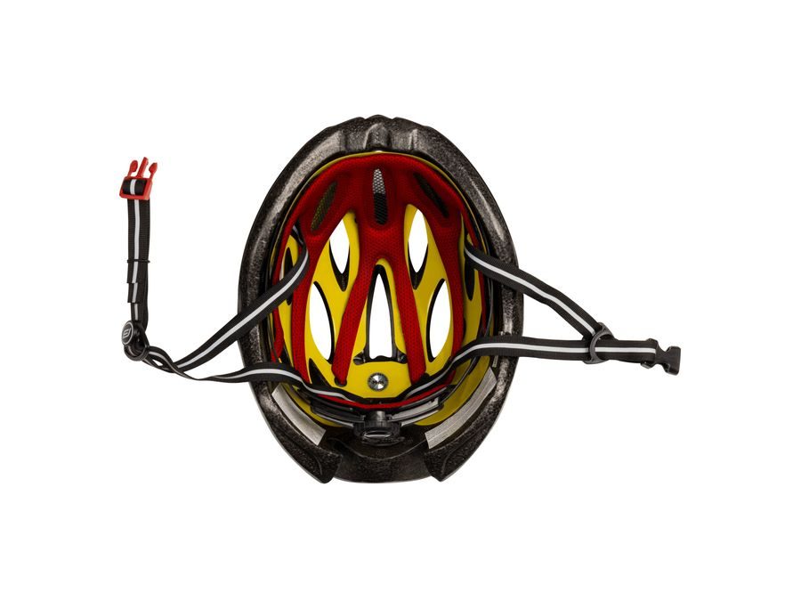 Helma FORCE BULL HUE MIPS, černo-červená